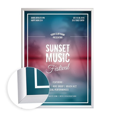 Cadres clic-clac (25 mm)