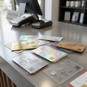 Cartes de visite matériaux spéciaux