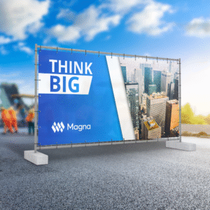 Banderoles de barrière de chantier