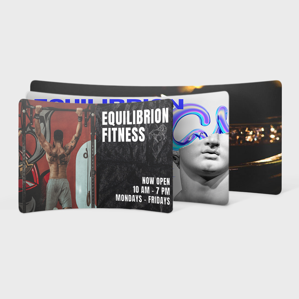 Stands parapluies courbes