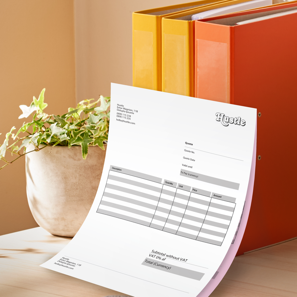 Liasses autocopiantes