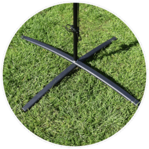 Base légère en croix