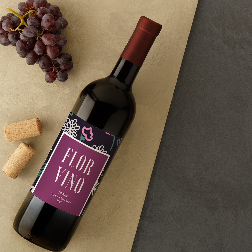 Étiquettes pour bouteille