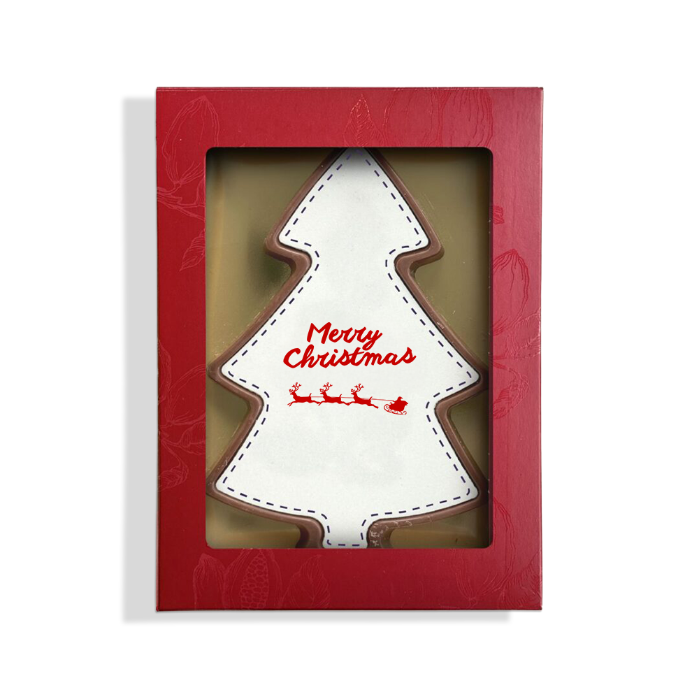 Sapins de Noël au chocolat