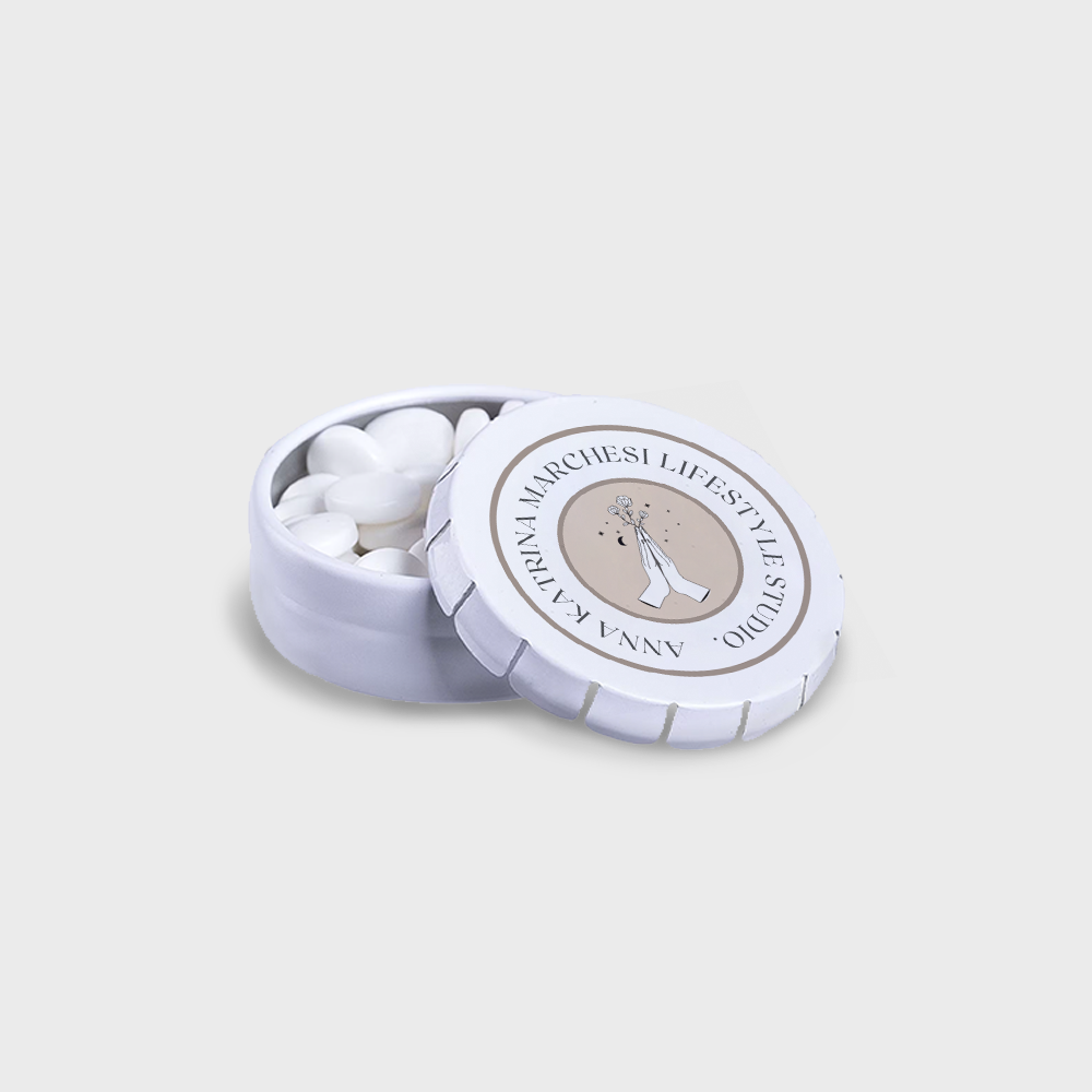 Boîtes de bonbons à la menthe