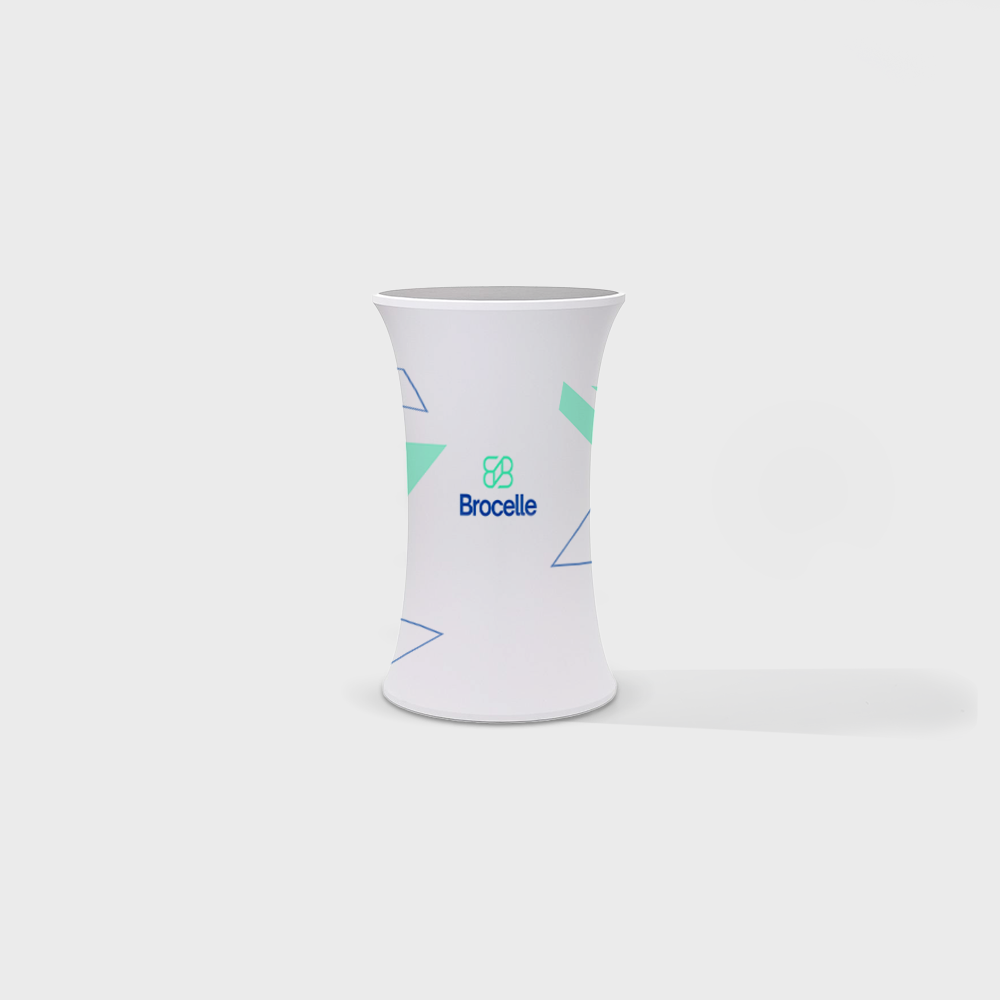 Comptoir de salon ovale