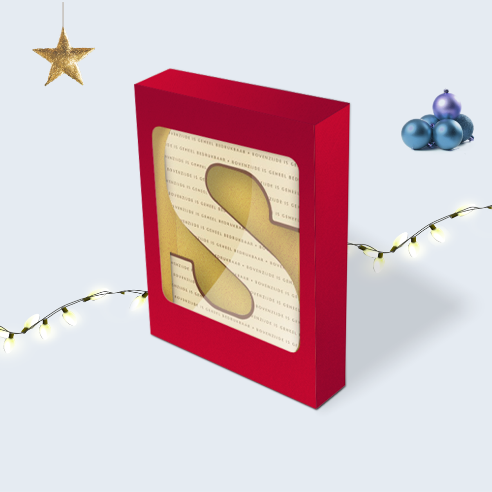 Lettre S au chocolat