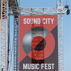 Banderole pour scène