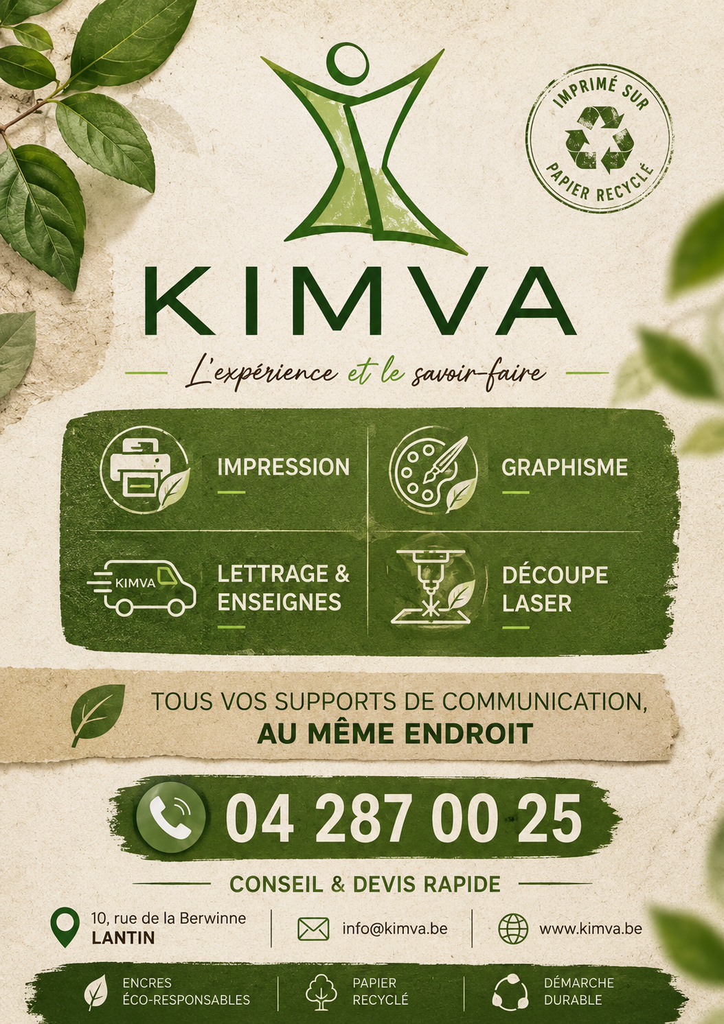 Flyers éco-responsables