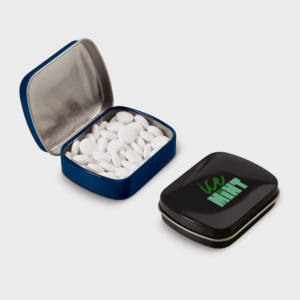 Menthes dans une boîte en fer-blanc