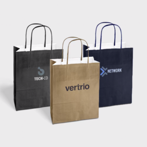 Sacs kraft avec intérieur blanc